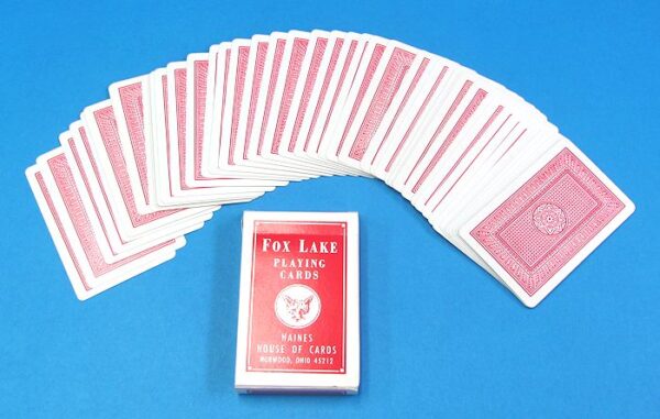 Fox Lake Red Back 50/50 Force Deck (JC) - Image 2
