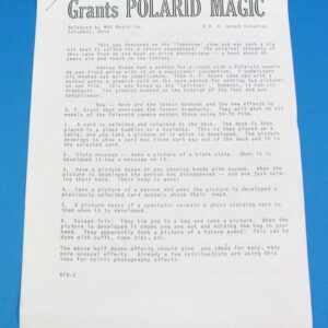 Grant's Polarid Magic