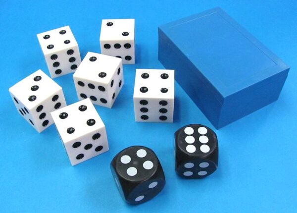 Jumbo Plastic Dice Set