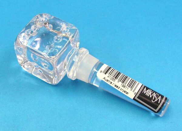 Lead Crystal Die Bottle Stopper-2
