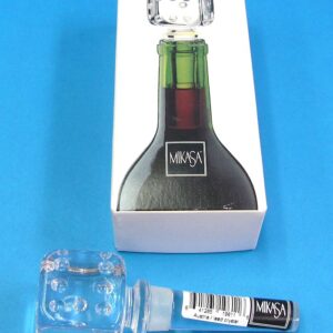 Lead Crystal Die Bottle Stopper