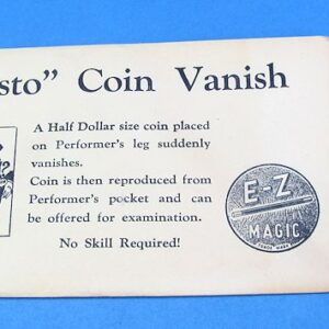 Presto Coin Vanish