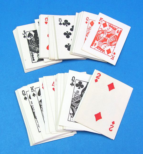 Small Paper Playing Cards