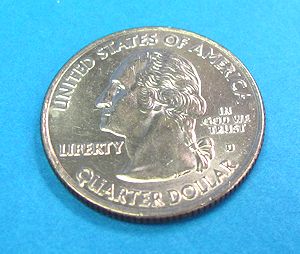 State Quarter Shell With Magnet