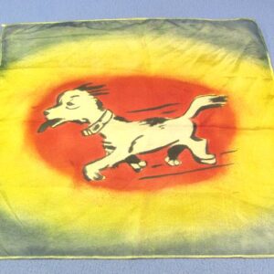 Vintage 18 Inch Dog Silk With Black Tongue