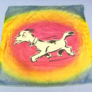 Vintage 18 Inch Dog Silk With White Tongue