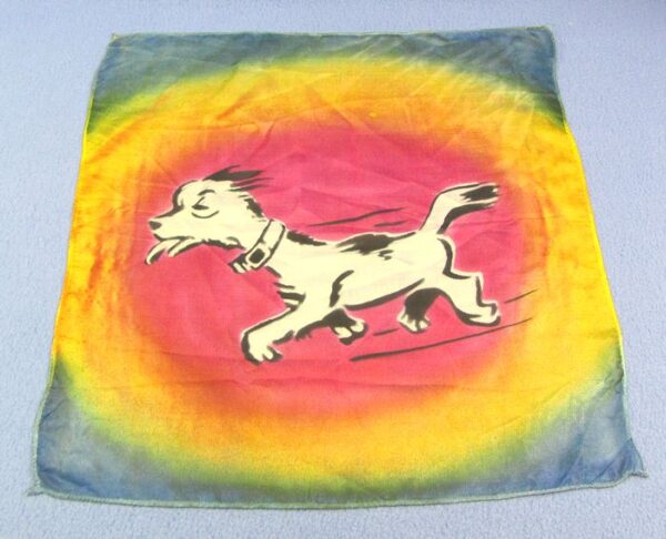 Vintage 18 Inch Dog Silk With White Tongue