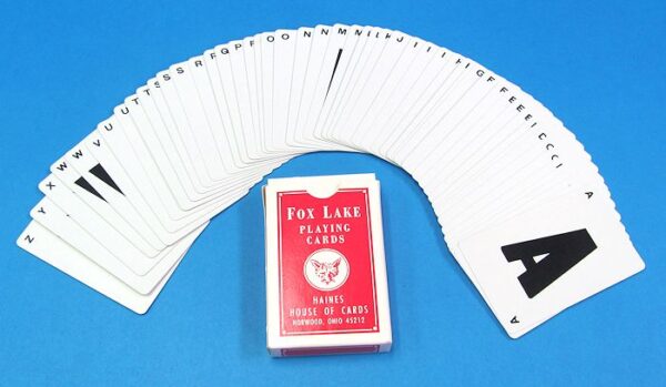 Alphabet Deck - Fox Lake - Red Backs
