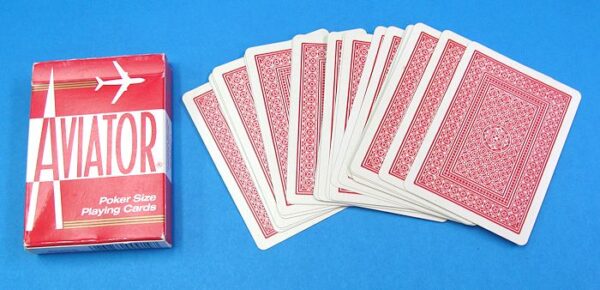 Aviator Poker Size Deck With Packet of Double Back Cards