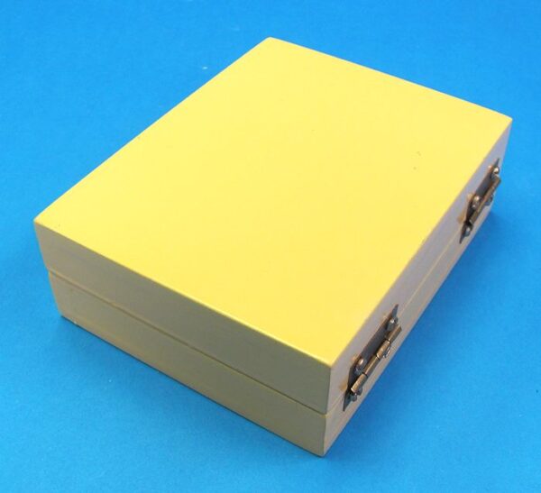 Magnetic Locking Wooden Card Box