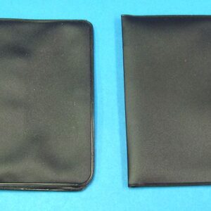 Pair of BlackVinyl Card Cases