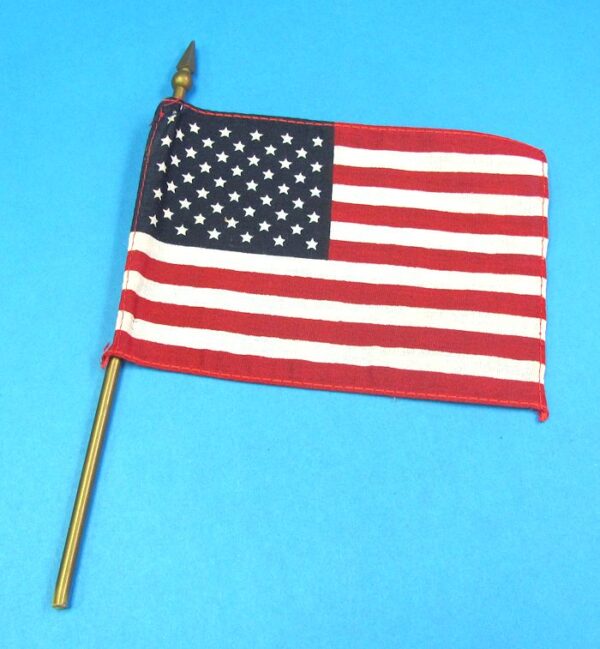 Small American Flag on Pole