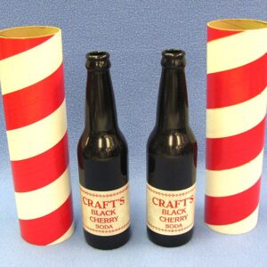 tricky turvy bottles pre owned red stripes