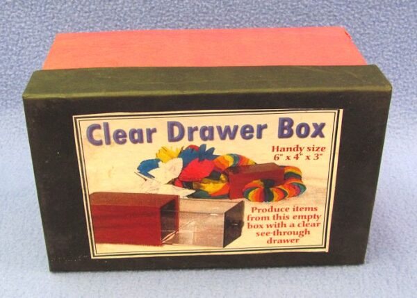 clear drawer box