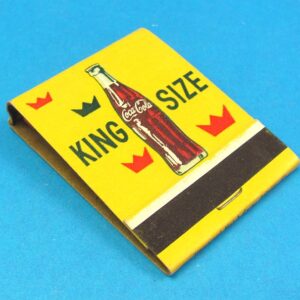 vintage coca cola matchbook (unused)