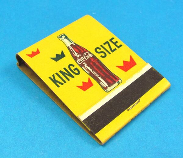 vintage coca cola matchbook (unused)