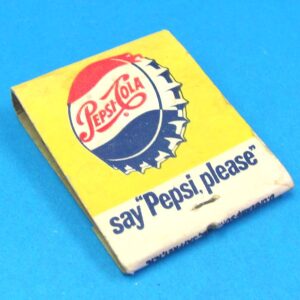 vintage pepsi cola matchbook (unused)