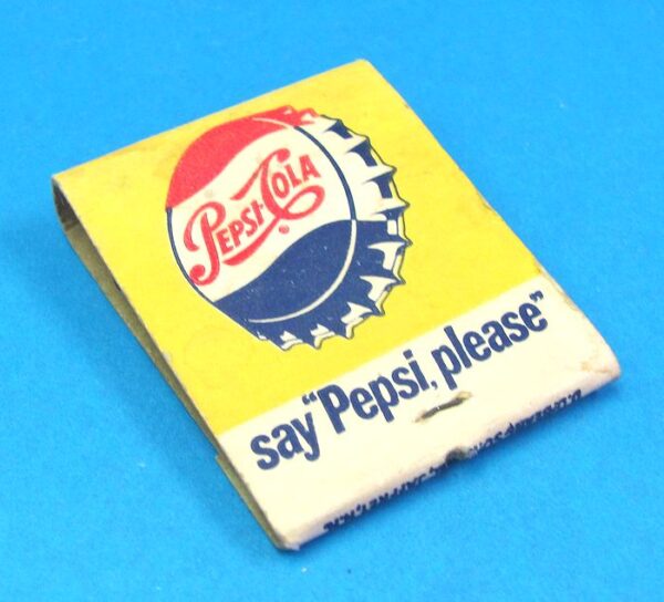 vintage pepsi cola matchbook (unused)