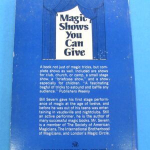 magic shows you can give (bill severn)