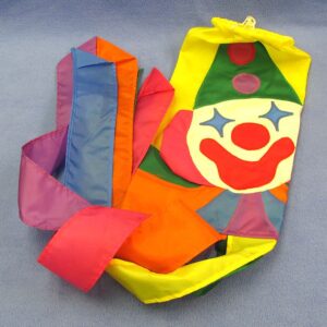 windsport clown face wind sock