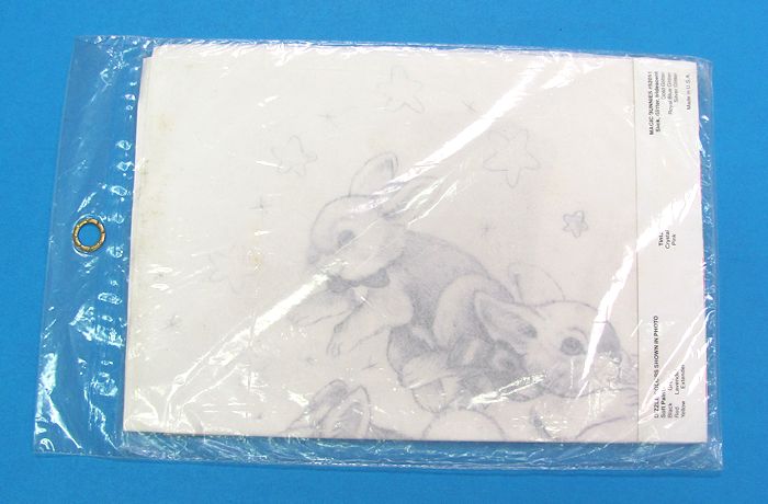 vintage sealed dizzle iron on pre shaded mini fashion transfer #52051.....magic bunnies
