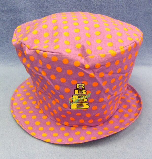 sells floto pink polka dots short stovepipe hat