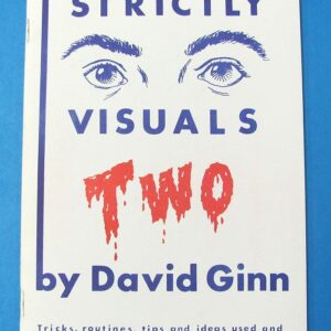 strictly visuals two by david ginn 1st edition 1st printing 1973