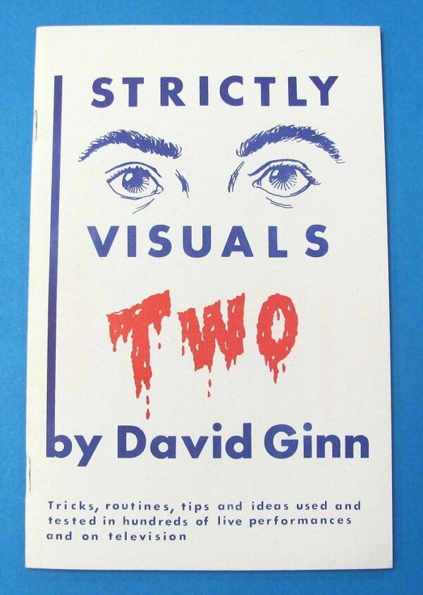 strictly visuals two by david ginn 1st edition 1st printing 1973