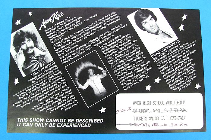 andre kole show ad