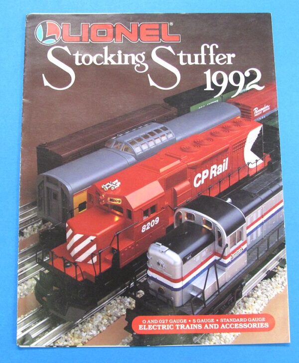 1992 lionel stocking stuffer brochure catalog