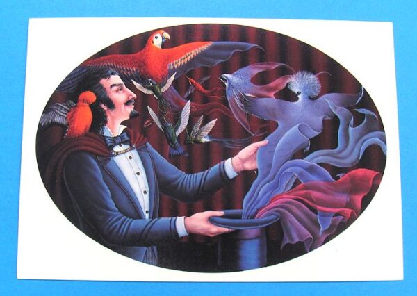 the magician notecard