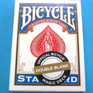 bicycle double blank deck (blue card case)