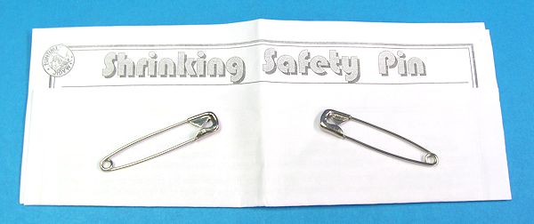 shrinking safety pin