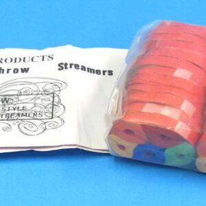 cresey multi color throw streamers (2 dozen)