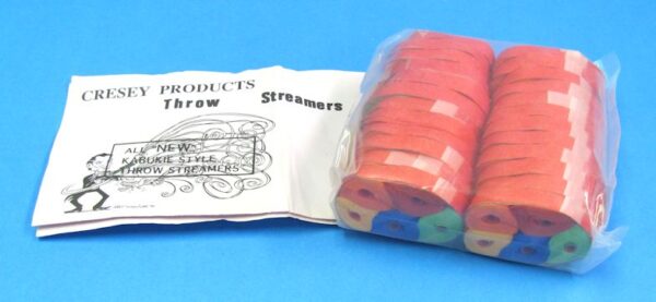 cresey multi color throw streamers (2 dozen)