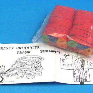cresey multi color throw streamers (2 dozen)