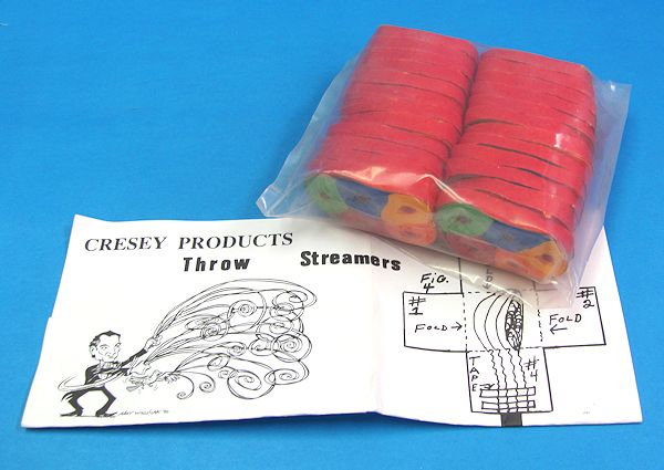 cresey multi color throw streamers (2 dozen)