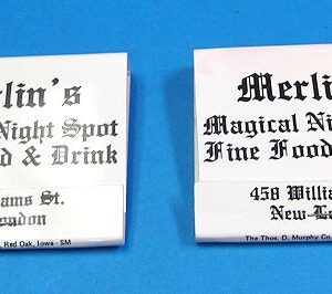 merlin's magical night spot matches (pair)