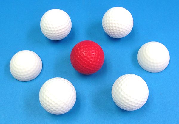 viking's custom multiplying golf ball set