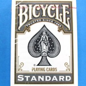 poker size bicycle #808 deck with black backs