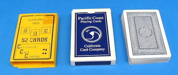 alphabet deck....california card company