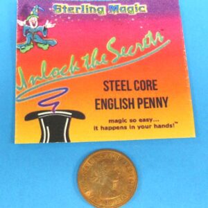 steel core english penny (sterling)