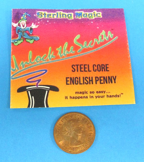 steel core english penny (sterling)