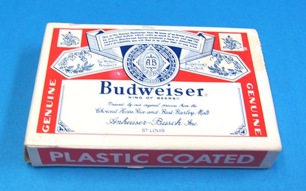 budweiser bridge size cards (pre owned)