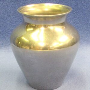 vintage aluminum lota vase