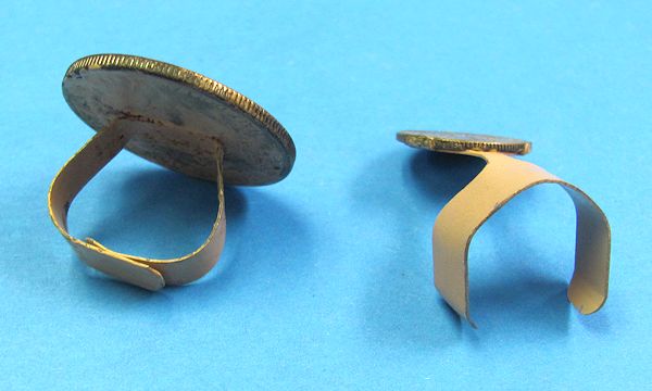 vintage pair of coin gimmicks
