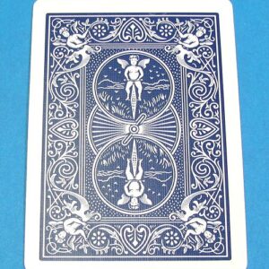 15 of diamonds card (bicycle blue back)