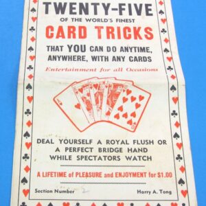 25 of the world's finest card tricks (tong)