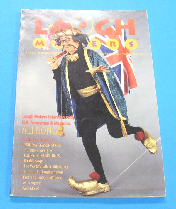 laugh makers magazine (ali bongo on cover)