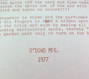 sun spots (o'dowd mfg.)